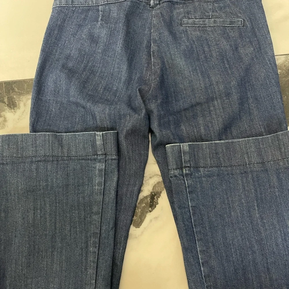 Love Moschino Blue Flare Wide Leg Jeans - Picture 4 of 12